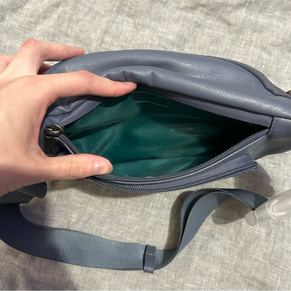 Kibou Travel Diaper Bag Smoky Indigo Fanny Pack Belt Bag Crossbody Travel - Picture 9 of 12